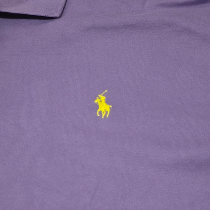 Playera Polo Ralph Lauren 2xl Morado Pony Amarillo