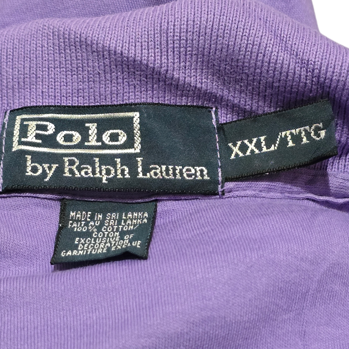 Playera Polo Ralph Lauren 2xl Morado Pony Amarillo