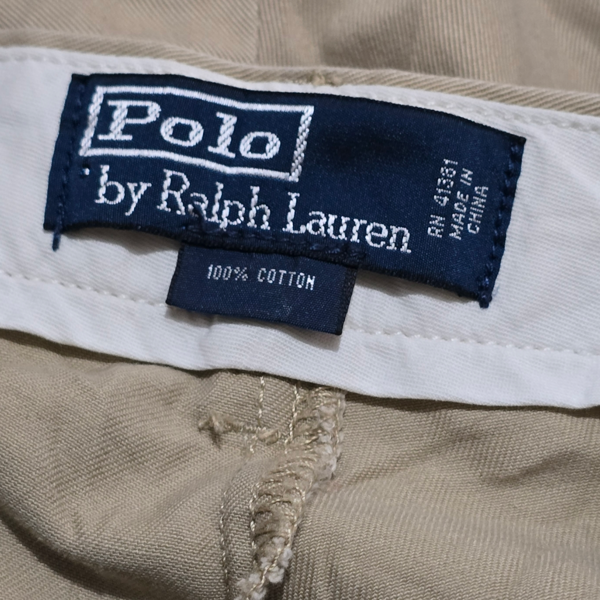 Pantalon Ralph Lauren 34x32 Recto Cafe