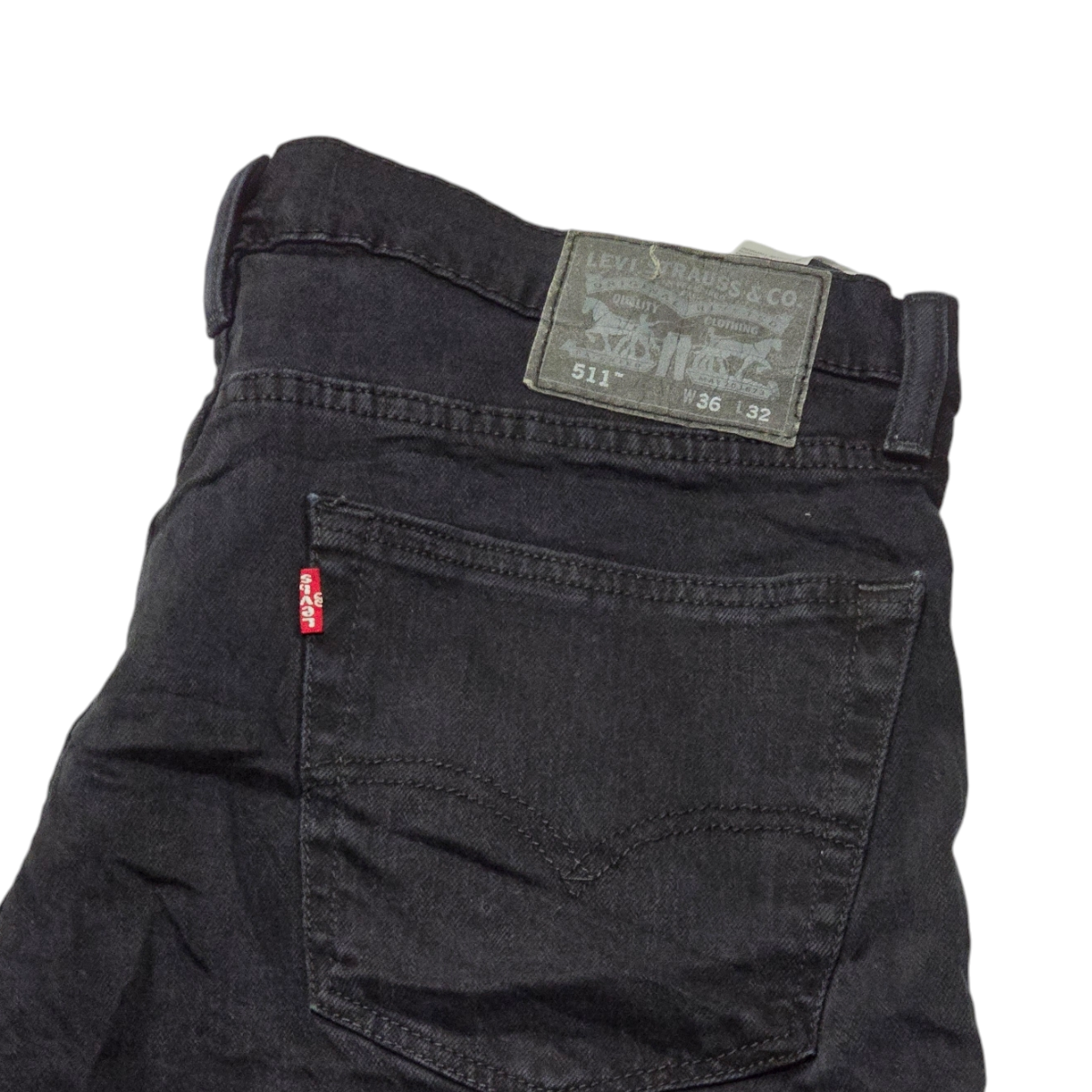 Pantalon Levis 511 36x32 Negro Slimfit