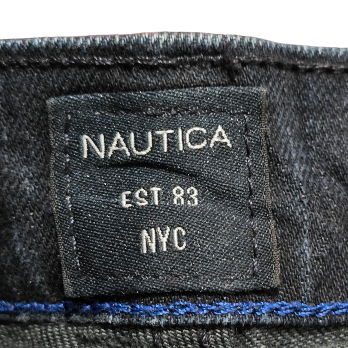 Pantalon Nautica 38x30 Recto Azul