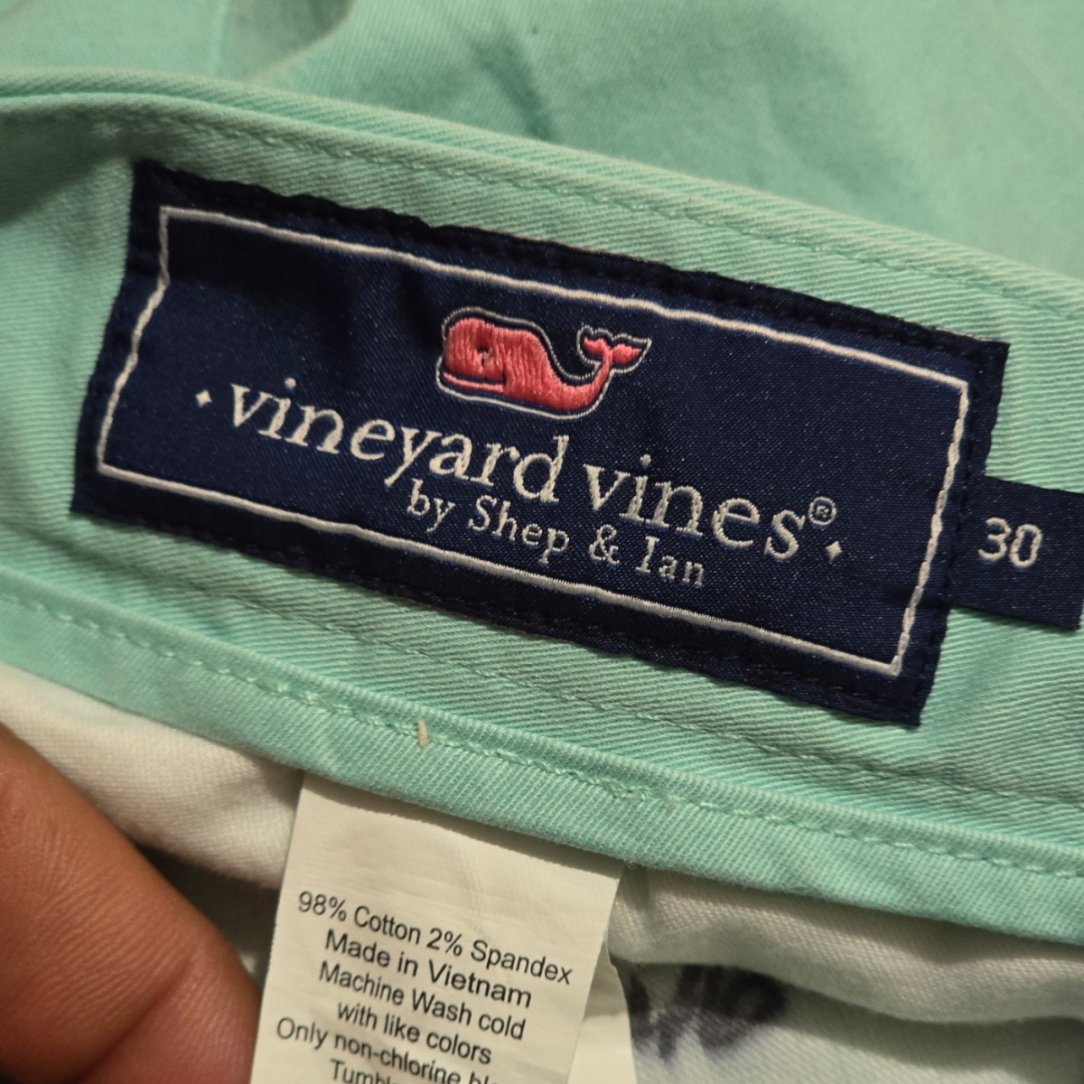 Bermuda Vineyard Vines Talla 30 Verde