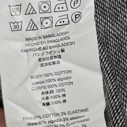 Playera Manga Larga Michael Kors Chico S Gris Lineas