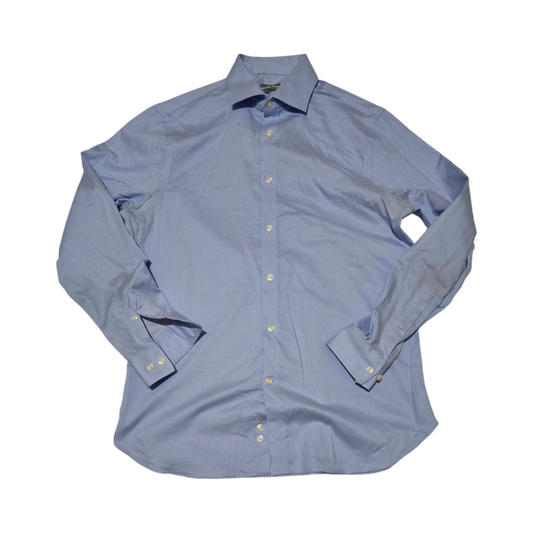 Camisa Michael Kors Mediana 15 1/2 32-33 Slimfit Azul Claro