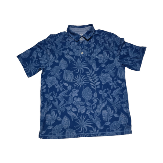 Playera Polo Tommy Bahama Grande L Azul Figuras