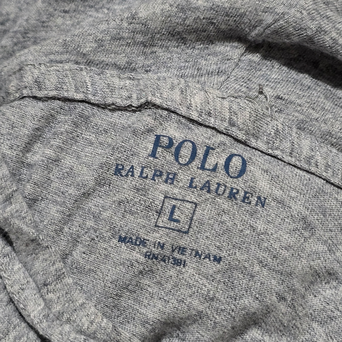 Playera Con Gorro Ralph Lauren Grande L Gris