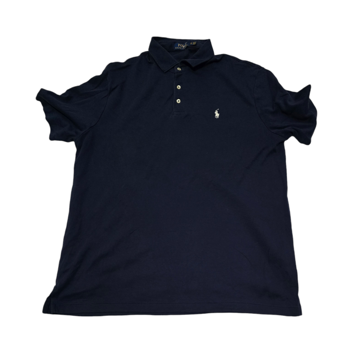 Playera Polo Ralph Lauren Xgrande Xl Azul Pony Blanco