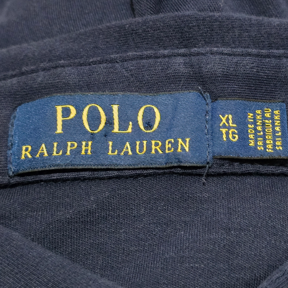 Playera Polo Ralph Lauren Xgrande Xl Azul Pony Blanco