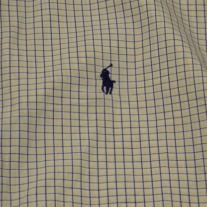 Camisa Manga Corta Ralph Lauren Xgrande Xl Amarilla Blake