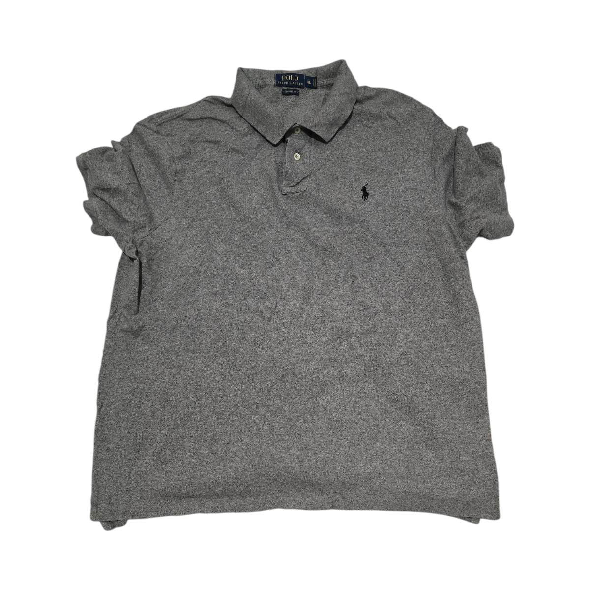 Playera Polo Ralph Lauren Xgrande Xl Gris Classic Fit