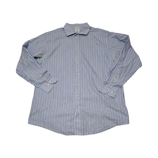 Camisa Brooks Brothers 18 Azul Rayas