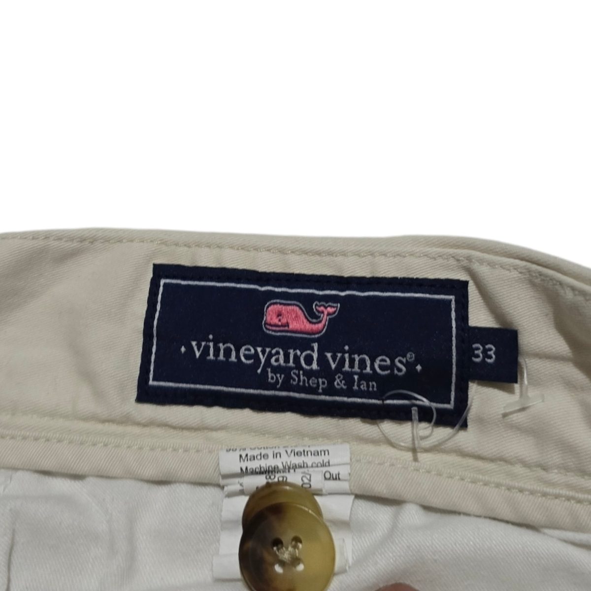 Bermuda Vineyard Vines Talla 33 Beige