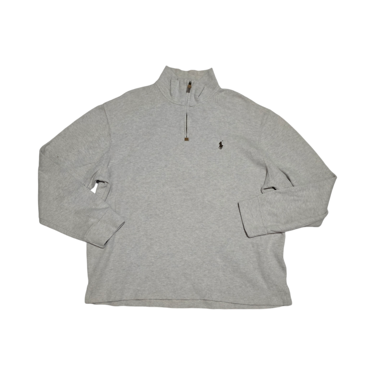 Sueter Ralph Lauren Xgrande Xl Gris Pony Cafe