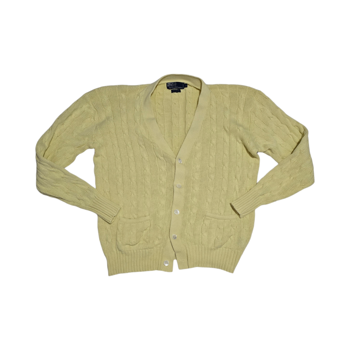 Cardigan Ralph Lauren Xgrande Xl Amarillo