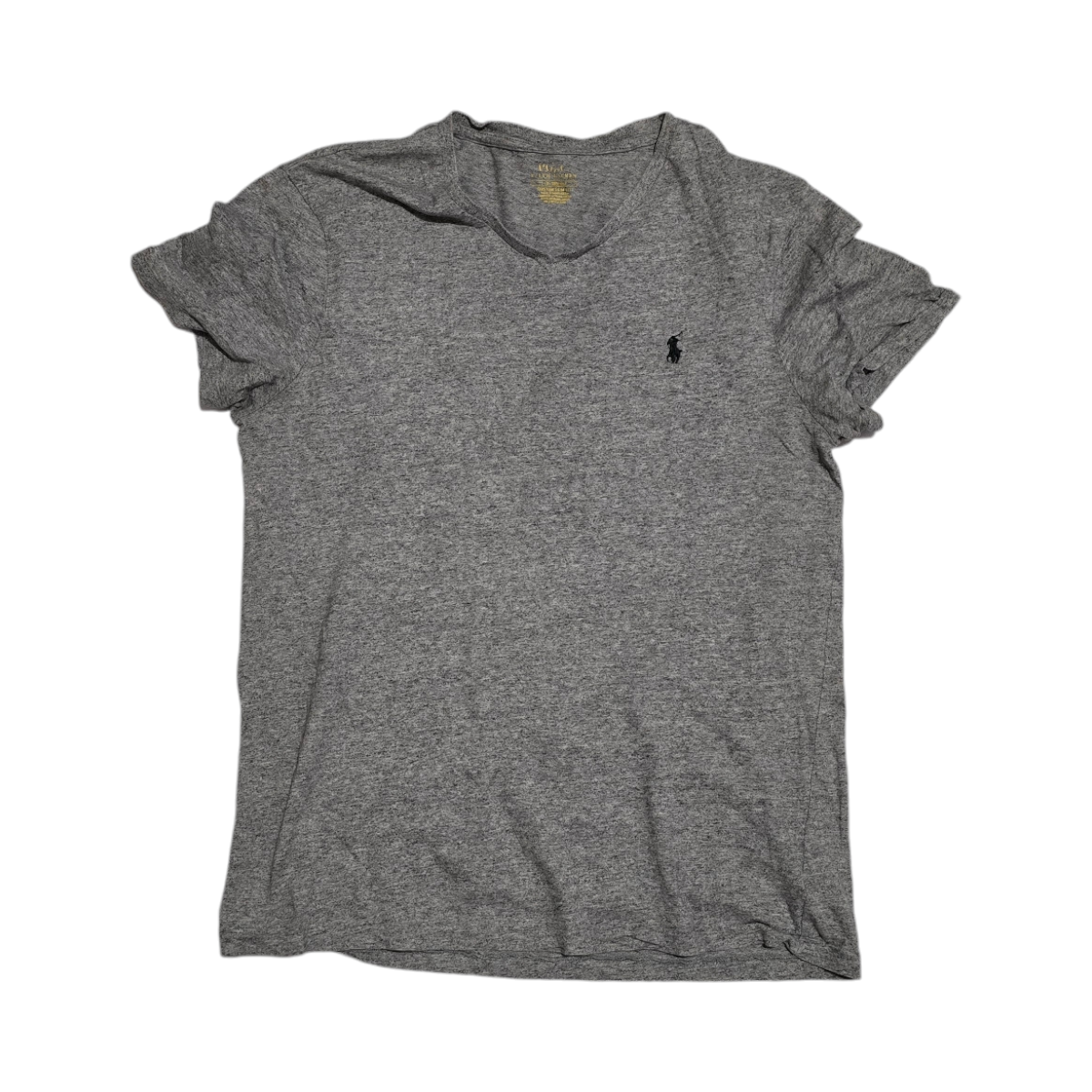 Playera Ralph Lauren Grande L Custom Slimfit Gris