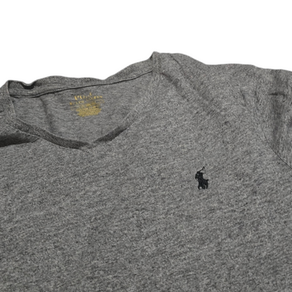 Playera Ralph Lauren Grande L Custom Slimfit Gris