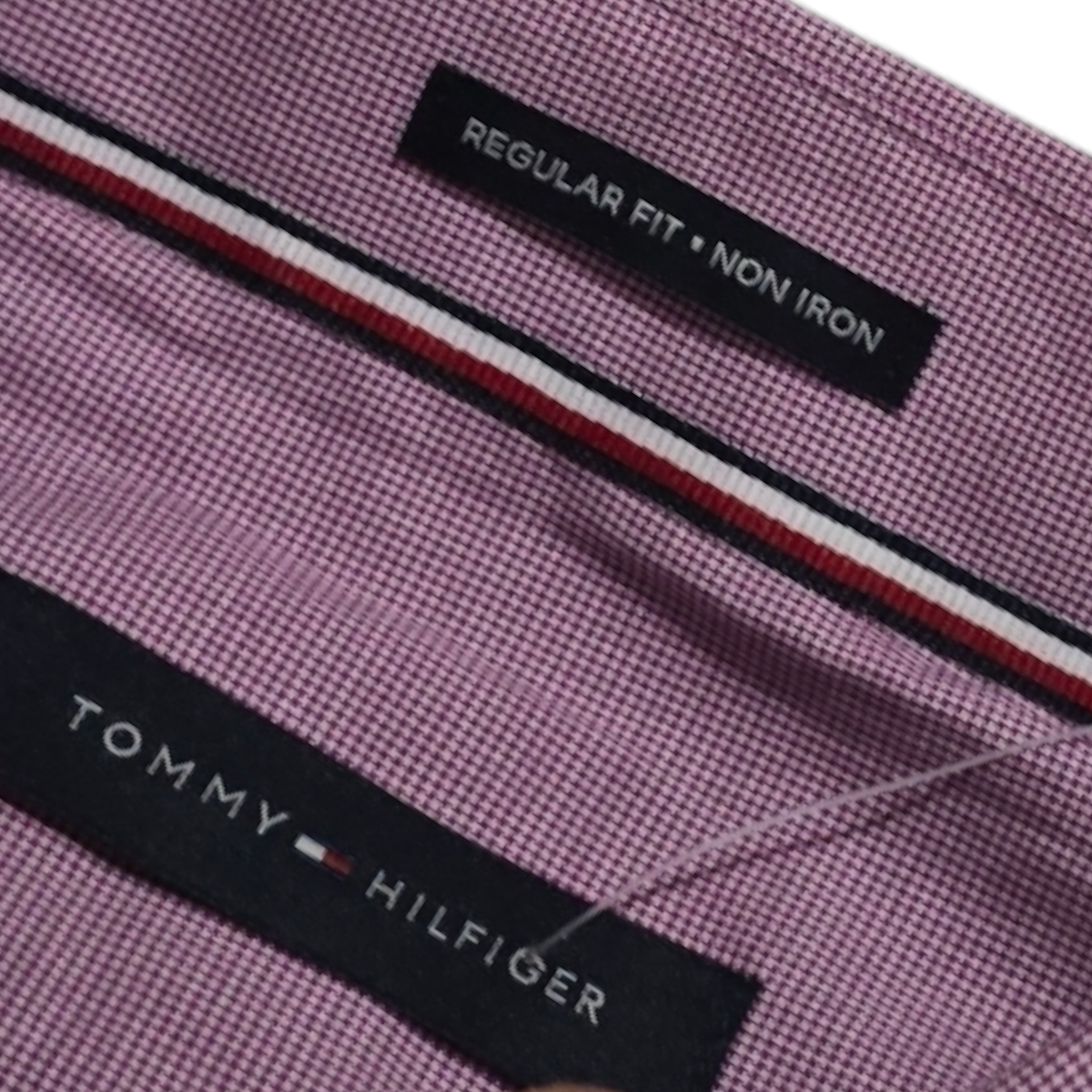 Camisa Tommy Hilfiger Grande L 16 34-35 Regular Fit Lila