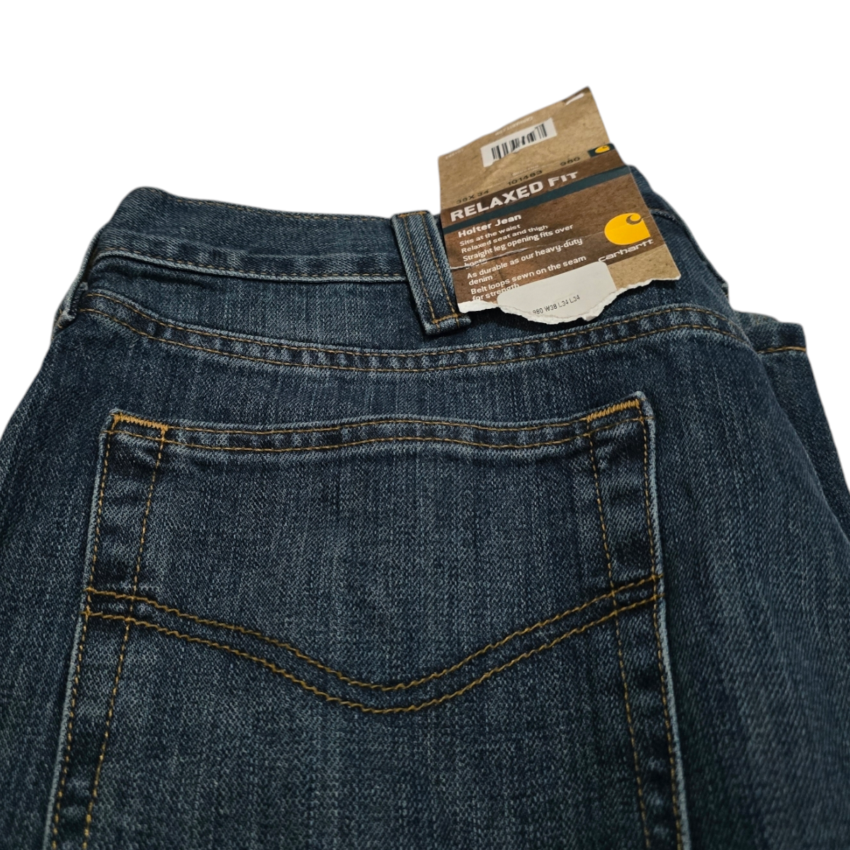 Pantalon Carhartt 38x34 Recto Azul