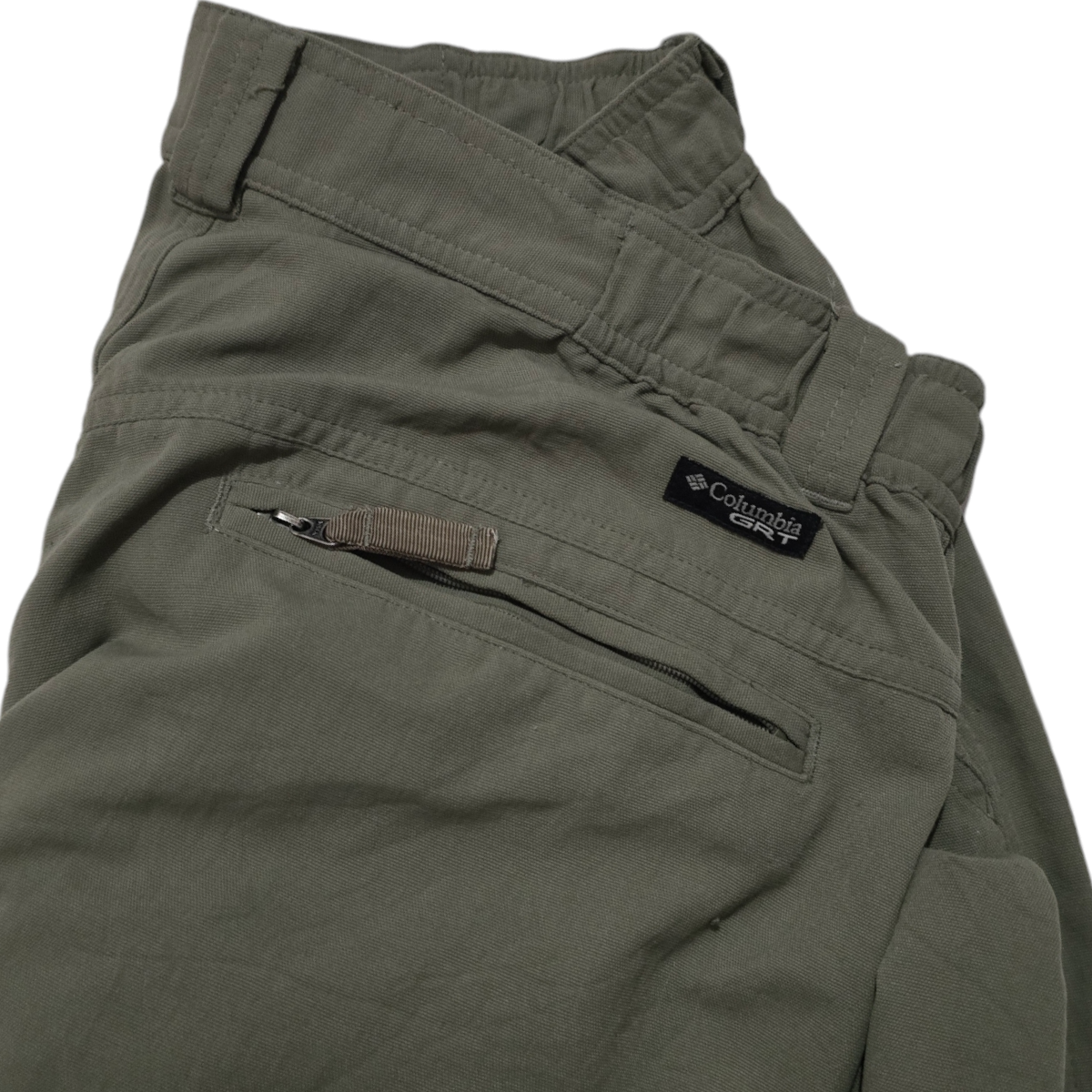 Pantalon Convertible Columbia Mediano M Recto Verde