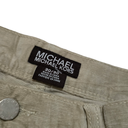 Pantalon Michael Kors 30x30 Pana Beige Recto