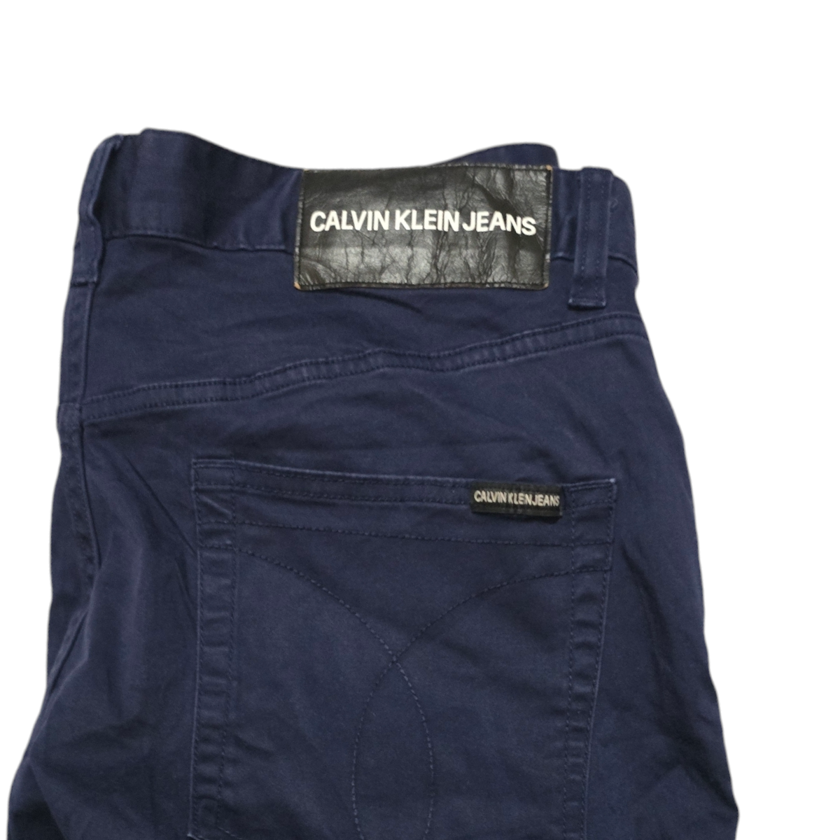 Pantalon Calvin Klein 36x30 Recto Azul