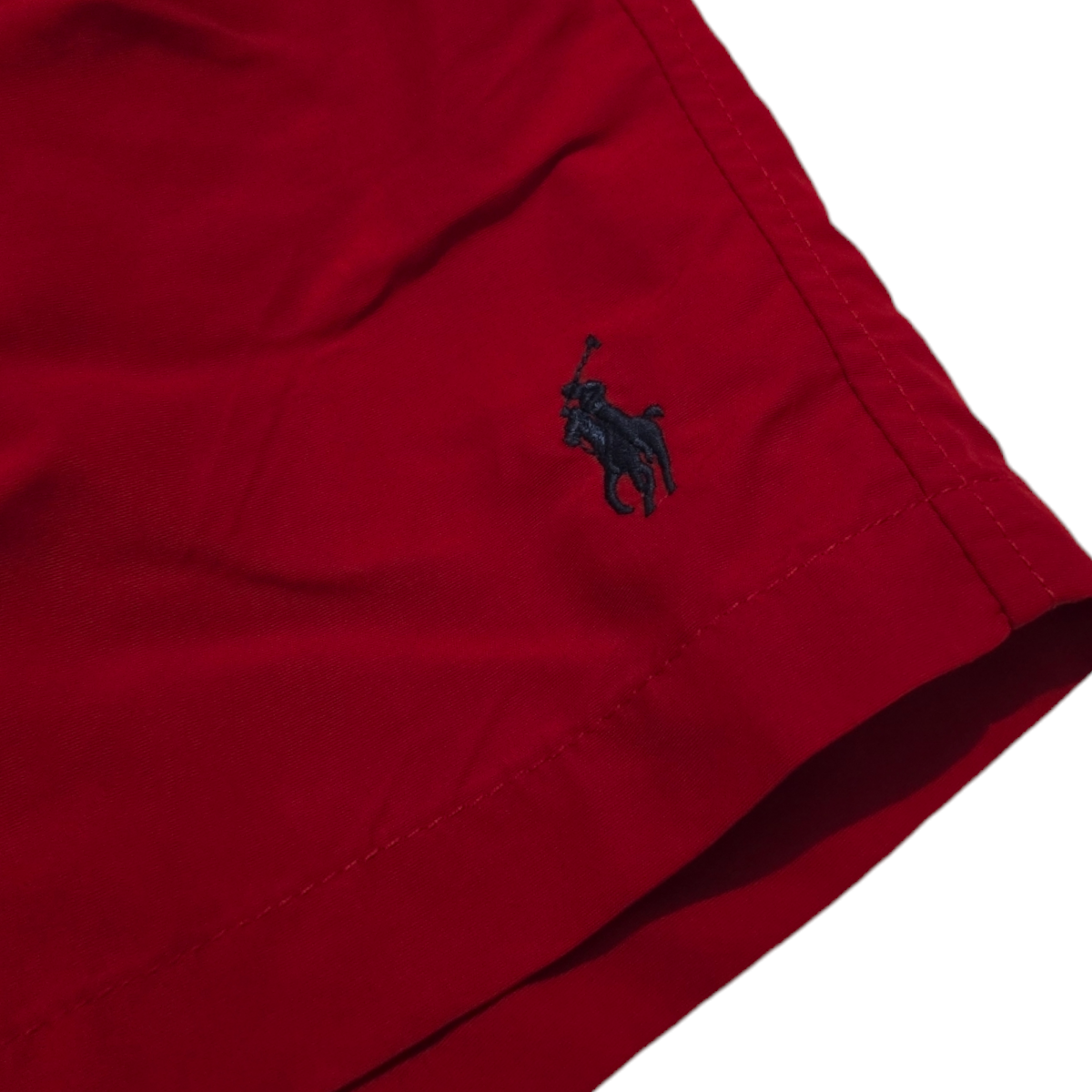 Bermuda Ralph Lauren Xgrande Xl Rojo Pony Azul