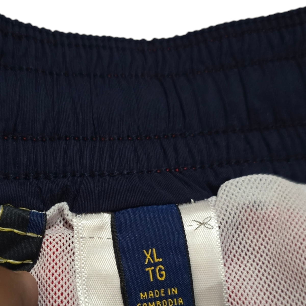 Bermuda Ralph Lauren Xgrande Xl Rojo Pony Azul