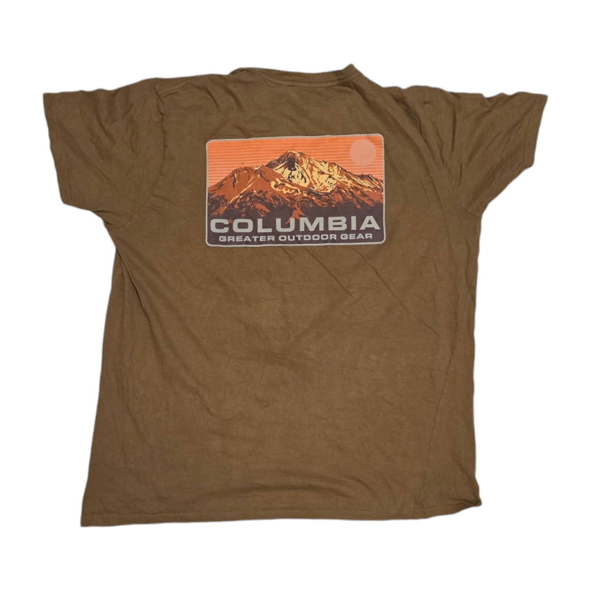 Playera Columbia Xgrande XL Cafe