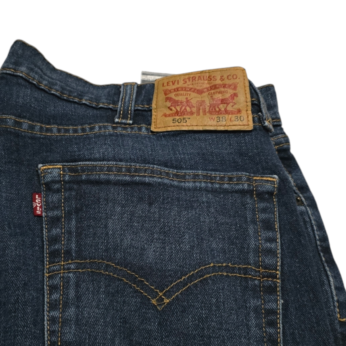 Pantalon Levis 505 38x30 Recto Azul