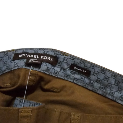 Pantalon Michael Kors 34 Skinny Fit Cafe
