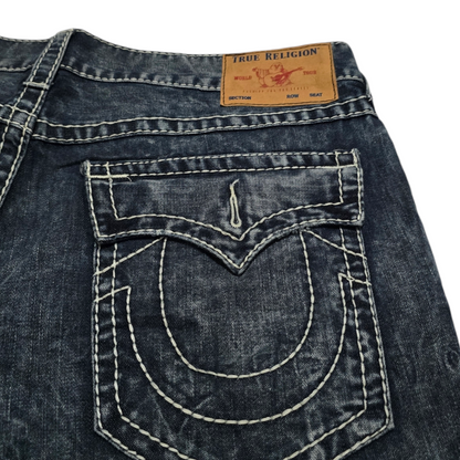 Short Mezclilla True Religion Talla 38 Azul