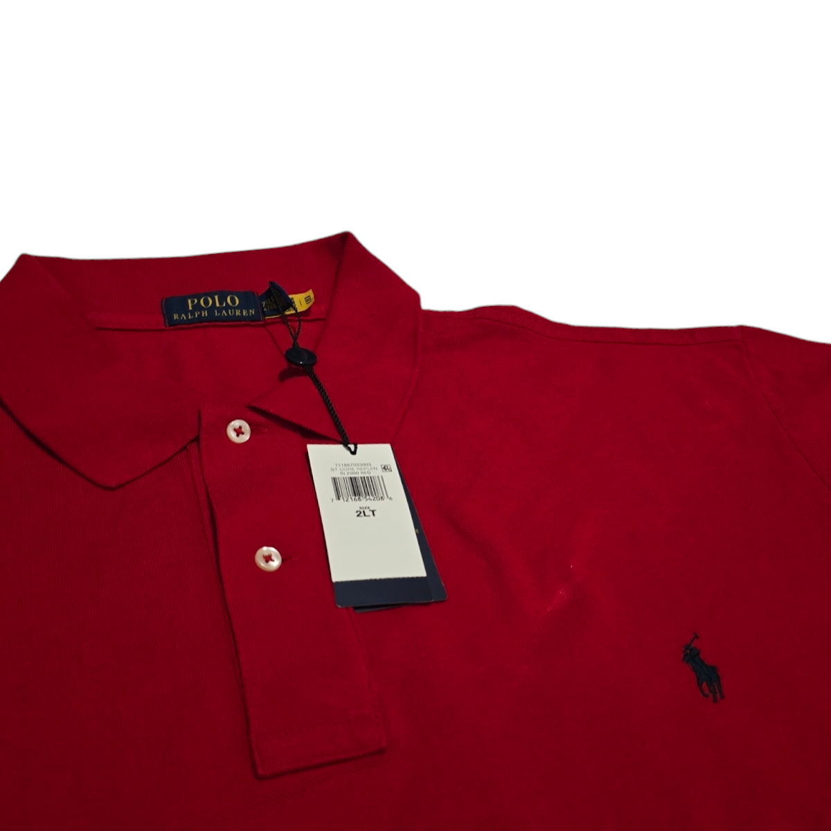 Playera Polo Ralph Lauren 2xl Tall Rojo