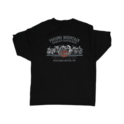 Playera Harley Davidson Xgrande Xl Negro Pocono
