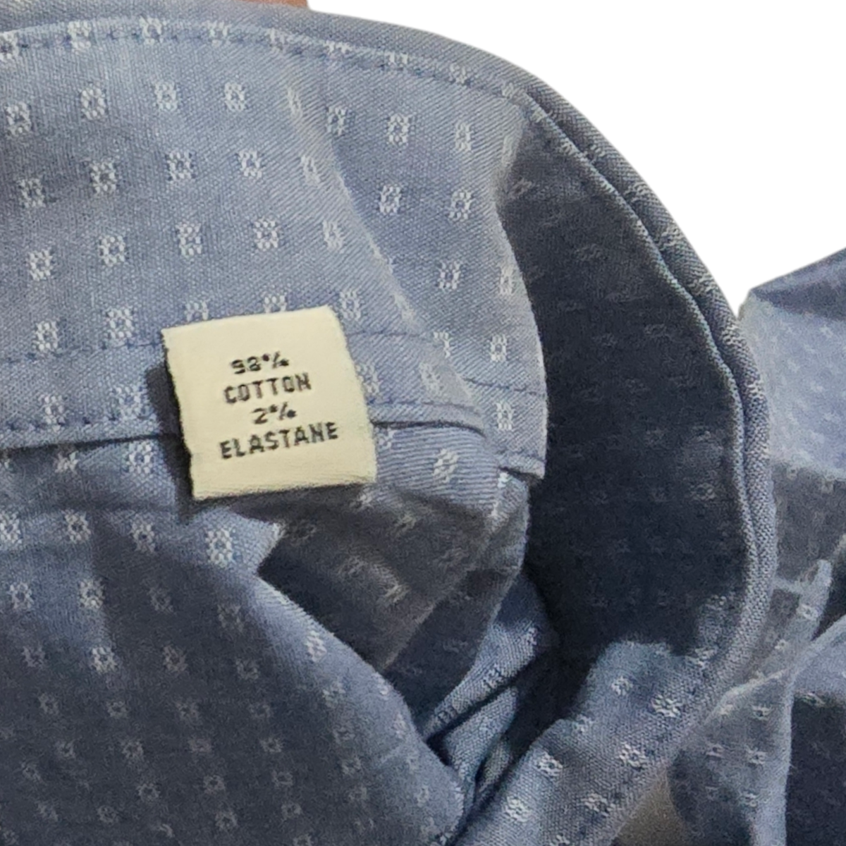 Camisa Calvin Klein 16 1/2 34-35 Slimfit Azul