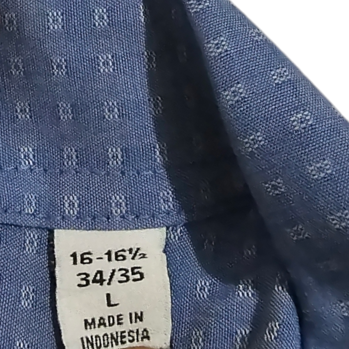 Camisa Calvin Klein 16 1/2 34-35 Slimfit Azul