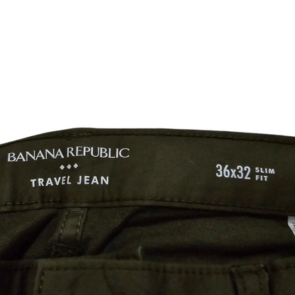 Pantalon Banana Republic 36x32 Slimfit Verde