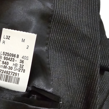 Saco Michael Kors 40s Negro Lineas Grises