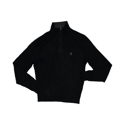 Sueter Ralph Lauren Xchico Xs Negro Pony Gris