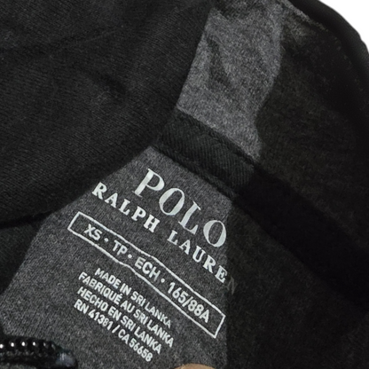 Sueter Ralph Lauren Xchico Xs Negro Pony Gris