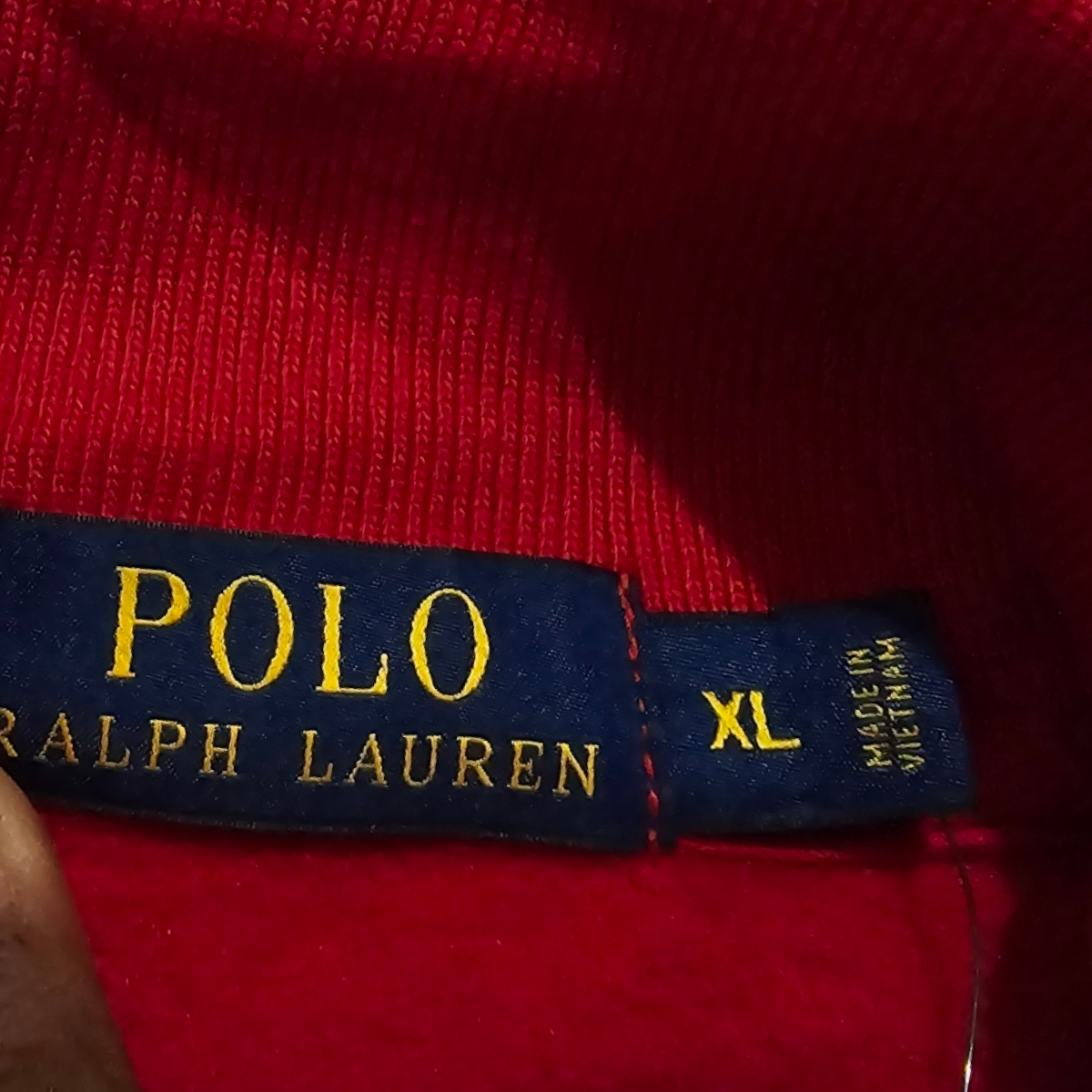 Sudadera Ralph Lauren Xgrande Xl Rojo Big Pony