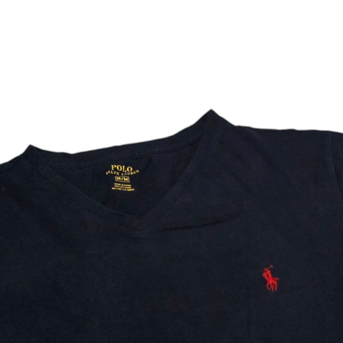 Playera Ralph Lauren Mediana M Azul Pony Rojo