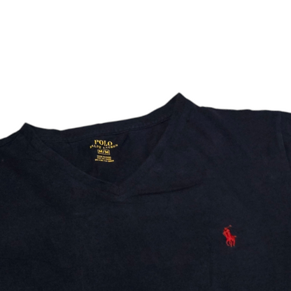 Playera Ralph Lauren Mediana M Azul Pony Rojo