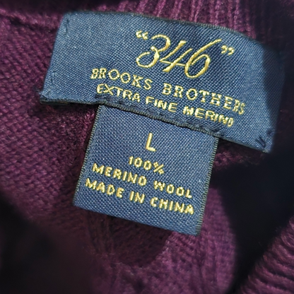 Sueter Brook Brothers Extra Fine Merino Grande L Vino