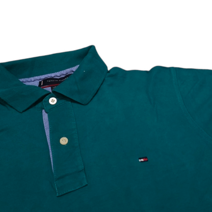 Playera Polo Tommy Hilfiger Grande L Verde