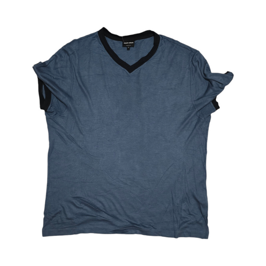 Playera Giorgio Armani 2xl 60 Azul