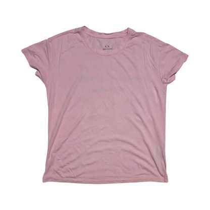 Playera Armani Exchange Chico S Rosa