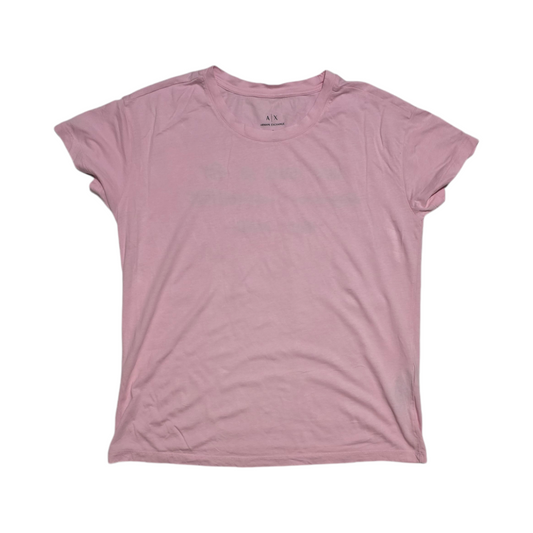 Playera Armani Exchange Chico S Rosa
