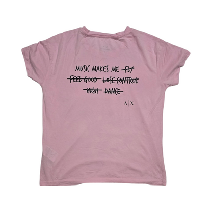 Playera Armani Exchange Chico S Rosa