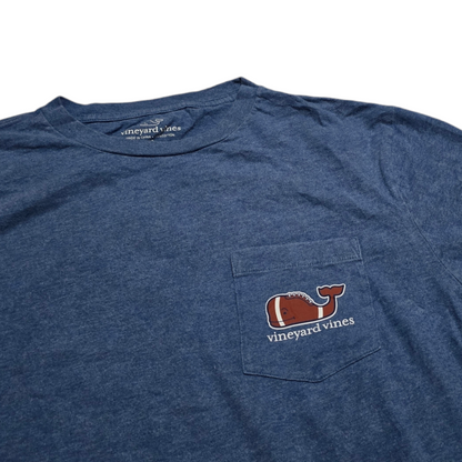Playera Manga Larga Vineyard Vines Mediana M Azul