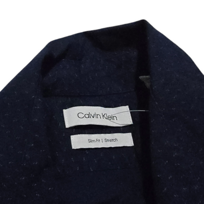 Camisa Calvin Klein 15 32-33 Slimfit Azul Figuras